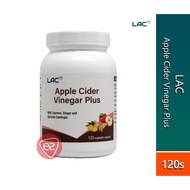 LAC Apple Cider Vinegar Plus Vegetable Capsule 120s (Was Known As GNC Apple Cider Vinegar)