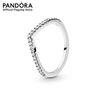 Pandora Sparkling Wishbone Ring แหวน แหวนเงิน แหวนเพชรCZ แหวนแพนดอร่า