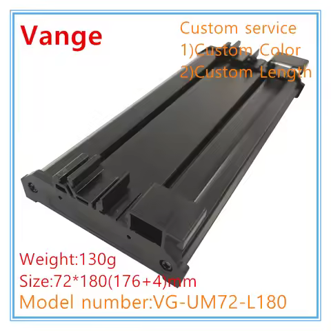 Vange din rail 35mm module barcket junction box UM72 72*180mm PA panels PVC enclosure
