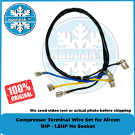 Compressor Terminal Wire Set for Aircon 1HP - 1.5HP No Socket