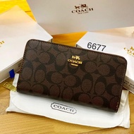 2.2 Top Seller wallet COACH 60017 Super premium + BOX wallet Women res 1 seleting L3 ko.,,.,.,