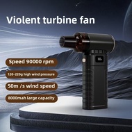 Mini Turbo Jet Fan Electric Air Duster Adjustable wind speed Turbo Violent Blower Rechargeable Turbo