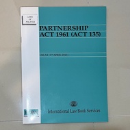 Partnership Act 1961 (Act 135) Second Hand Book Law Book Preloved Book