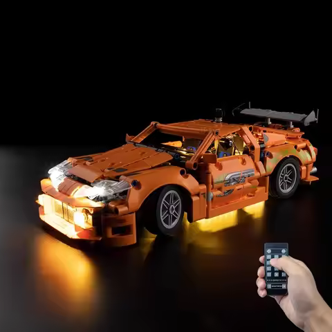 LED Lighting Set Suitable for LEGO Technic Fast and Furious Toyota Supra MK4 42204 Building Blocks(N
