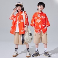 Girls' Jazz Dance Outfit Street Dance Children's Hip-Hop Trendy Outfit Girl's Catwalk Performance Ou