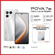 TECNO POVA 7 5G | POVA Curve 5G Ram [8GB + 128GB/256GB] Bisa Cicilan Tanpa Kartu Kredit - HP Murah -