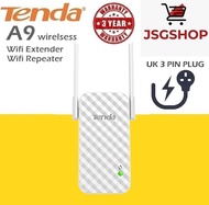 TENDA 300mbps A9 Universal Wireless WiFi Range Extender/Repeater/Booster