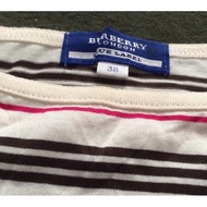 Burberry blue label japan women's striped tops