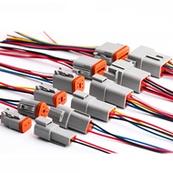 1sets 2 3 4 6 8 12 Pin Deutsch DT Automotive Sealed Electric Plug Waterproof Male Female Connector W