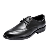Receive authentic leather business casual men's leather shoes men's shoes black dress shoes New England autumn wind han edition