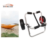 [Baoblaze] Boat Kayak Canoe Cart Float Mats with Airless Tires Canoe Transport Cart