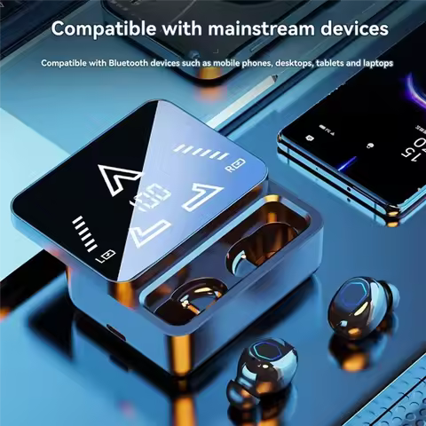 A37T-High-Accuracy M48 Pro Wireless Bluetooth Translation Earbuds 144 Languages Two-Way Smart Transl