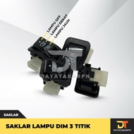 TOMBOL Universal 3-Point Dimmer Switch Button Motorcycle Light On-Off Switch/