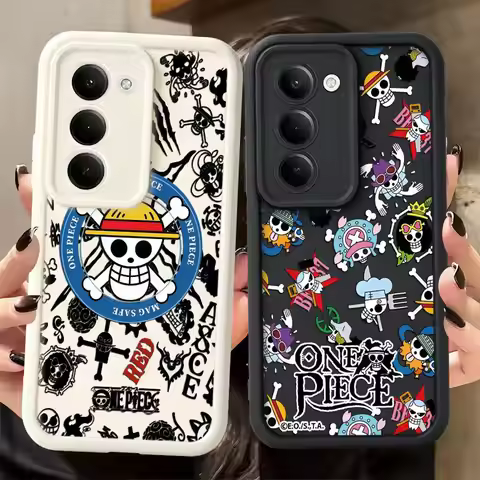 One P-Piece Zoro Luffy Logo Case for Samsung Galaxy A73 A56 A36 A32 A35 A52 A25 A26 A22 A24 A54 A57 