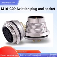 M16 Aviation Plug 3P4P5P6P7P8P Round Connector C091 Male Head Female Socket Connector J09 Waterproof