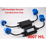 1 Pair 9007 HB5 Auto LED Headlight Conversion Kit Canbus Decoder Lo No Error Free Warning Canceler A