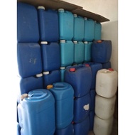 Used 25 Liter Drums Cleans / Tong Air Bersih Terpakai 25  Liter