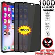 Privacy Tempered Glass for iPhone 11 12 13 14 15 Pro Max 6 8 7Plus XR Anti-Spy Screen Protector