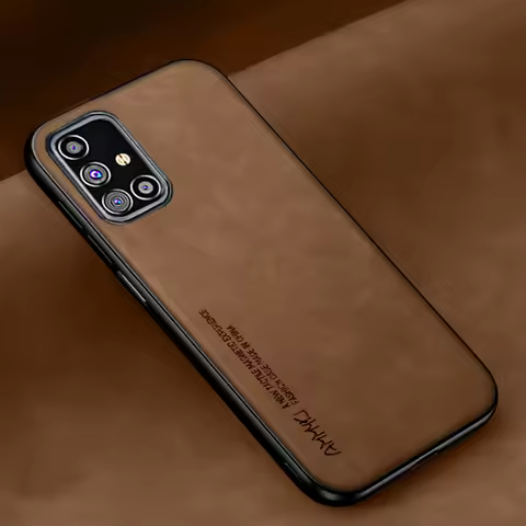 Simple pattern TPU Soft Silicone Case For Samsung Galaxy A31 A41 M31S M51 Case Pu leather For Samsun