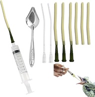 HAOBIN Pack of 6 Young Birds Feeding Tube Includes a 10 ml Syringe Pigeons Accessories Bird Feeding 