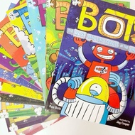 BOTS 12 Books Set Children English Story Books Illustrated Chapter Books Robot Adventure Series Kids