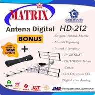 Antena TV Digital Matrix HD 212 Hd-212 untuk STB Set Top Box Analog