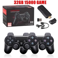 GD10 Video Game Stick 4K Console 2.4G Double Wireless Controller 40000 Games 128GB Retro Games For T