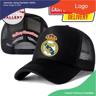 Topi Trucker REAL MADRID - Topi Distro REAL MADRID Logo - Topi REAL MADRID Premium - Topi Pria Dewas