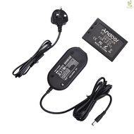 Andoer DR-E12 Dummy Battery AC Power Adapter Camera Power Supply with Power Plug Replacement for Canon EOS M100 M M2 M10 M50  Came-022