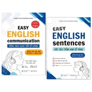 Combo 2 Cuốn Easy English Communication Tiếng Anh Giao Tiếp Dễ Dàng & Easy English Sentences Đặt Câu