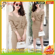 Up To 70% Wse390 - 2In1 Abigail Outer and Dress Knit Set Size Fit L To Xl Ld 100 Cm - 110 Cm Pj 93 C