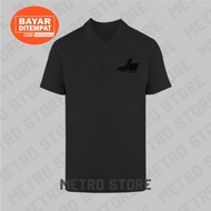 Polo Shirt Lea Logo Text Premium Black Print | Polo Shirt Short Sleeve Collar Young Men Cool Latest Unisex Distro.....