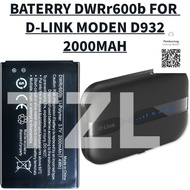 BATTERY DWRr600b D-LINK DWR-932 PROLiNK PRT7011L 830 4G BATERI 2000MAH
