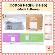 [Daiso Korea] (Made In Korea) Cotton Pad 4Type / Makeup Remover Cotton Pad, Cleansing Cotton Pad, To