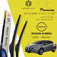 EZDRIVE Premium Silicone Soft Wiper Blade for car model Nissan ALMERA Wiper Blade