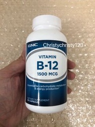 (現貨90粒) ~GNC 維他命 B-12 (1500 MCG) ~到期日: 2022年 11月