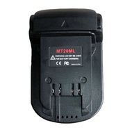 MT20ML Battery Adapter Converter For Makita 18V Lithium Battery Converte To Milwaukee 18V Lithium Battery