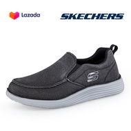 [NEW] Skechers สเก็ตเชอร์ส รองเท้าผู้ชาย Men GOwalk 7 Walking Shoes - 216666-BBK Air-Cooled Goga Mat