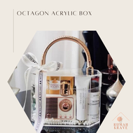 RUMAH KRAVE - Octagon Acrylic Box Kotak Akrilik Hampers
