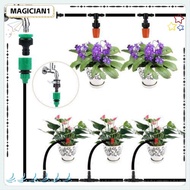 MAGICIAN1 Plant Watering System, 10/20/30M 1/4" Garden Drip Irrigation Kit, labor-saving Automatic Adjustable Nozzles Set Farmland Bonsai Flower Vegetable Greenhouse