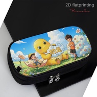 NAILONG Anime Peripheral Cartoon Printed Student Stationery Bag Pencil Bag Large Capacity Birthday G