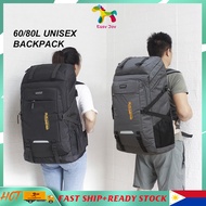 60L/80L Hiking Bag Waterproof Large Travel Camping Backpack Mountain Climbing Backpack Outdoor Bag
