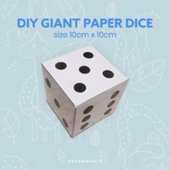 DIY Giant Paper Dice - Jumbo Spare Dice by DreamWhale