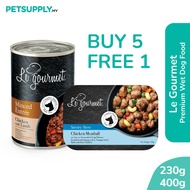 [Buy 5 Free 1] Le gourmet Minced Entree and Savory Stew Series Wet Dog Food (230g/400g)