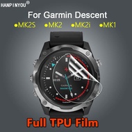 For Garmin Descent MK2S MK2 MK2i MK1 Diving Watch Clear Full Cover Soft TPU Hydrogel Film Screen Pro