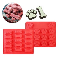 Silicone Baking Mold Dog Bone Silicone Dog Footprint 2 in 1 Cake Mold Cake Mold Cake Mold EWAN