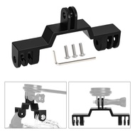  Bike Camera Dual Mount Bridge Adapter for-GoPro Bicycle Light Bracket Holder