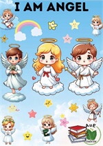 สมุดระบายสี : I am angle