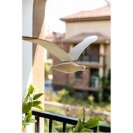 Wooden Flying Seagull Air Charm Outdoor Garden Balcony Courtyard Landscaping Decoration Pendant Char