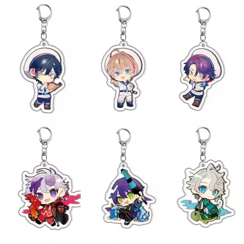 VOLTACTION VTuber NIJISANJI Fura Kanato Acrylic Keychain Bag Charm Pendant Gift Key Chain Fun Souven